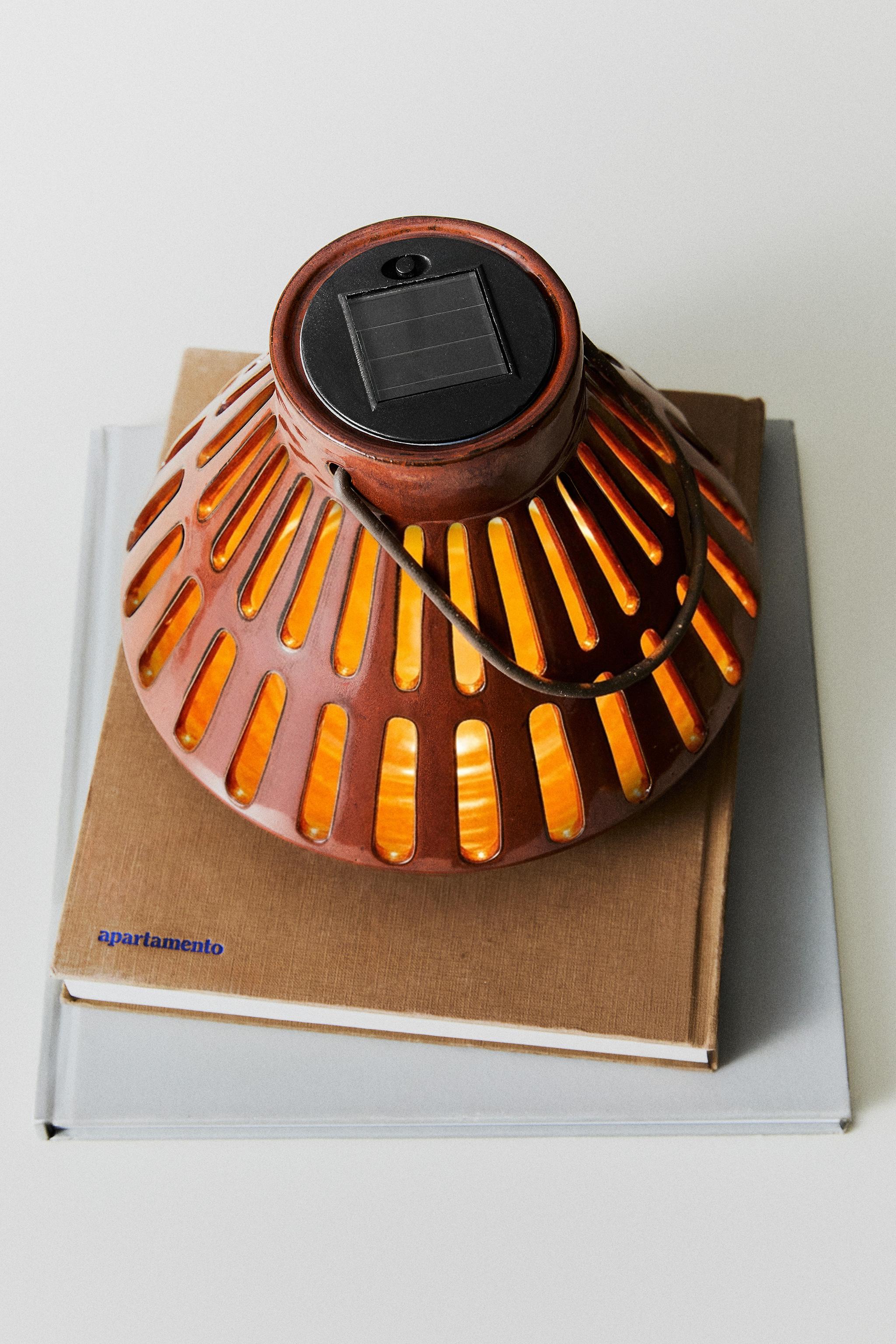 LANTERNE SOLAIRE CÉRAMIQUE